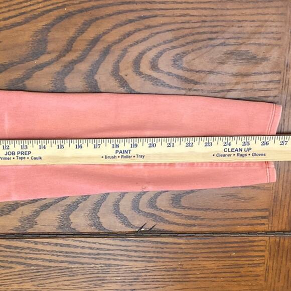 Spanx Jean-ish Legging Womens Coral Pink SMALL Pull On Pants Ankle Stretch FLAWS - Picture 14 of 14